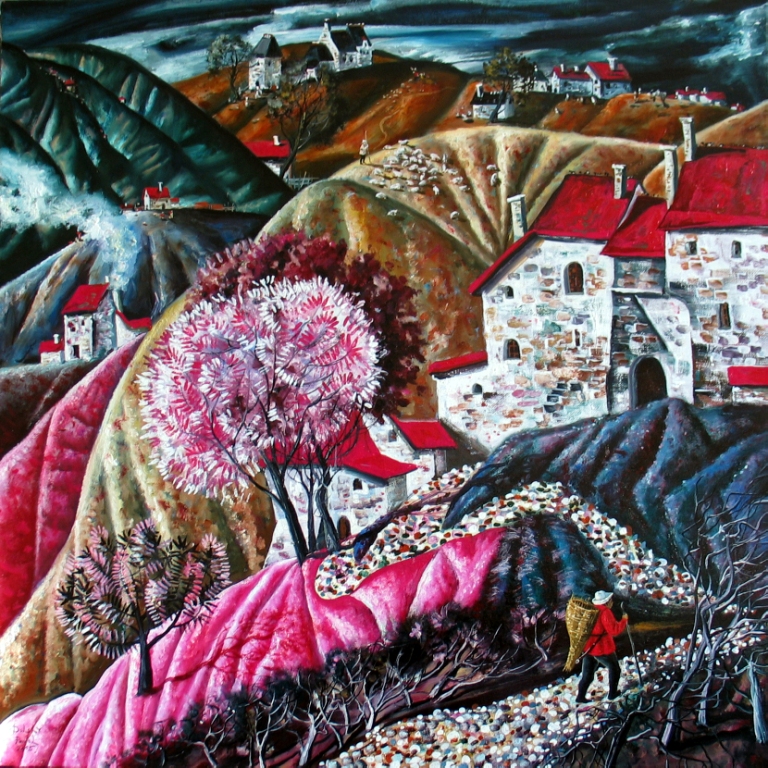 Рис. 2. П. Дольский. «Осень в Провансе», 2005.